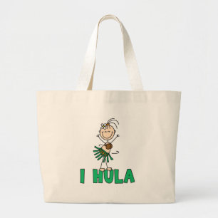 Bolso De Tela Gigante Chica del palillo I Hula