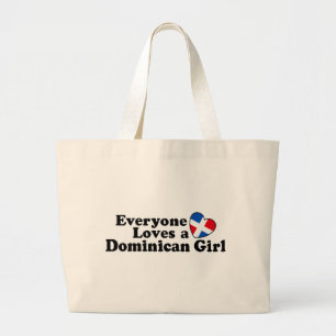 Bolso De Tela Gigante Chica dominicano