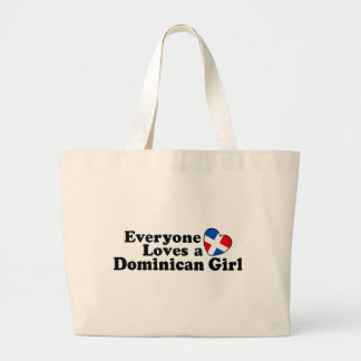 Bolso De Tela Gigante Chica dominicano