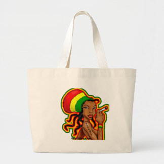 Bolso De Tela Gigante chica jamaicano