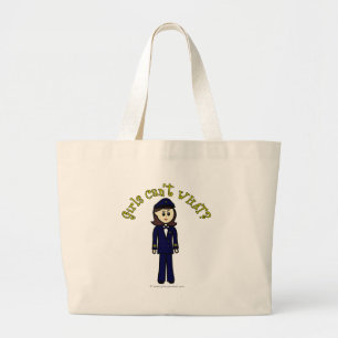 Bolso De Tela Gigante Chica piloto