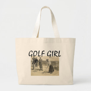 Bolso De Tela Gigante Chica SUPERIOR del golf
