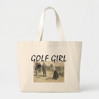 Bolso De Tela Gigante Chica SUPERIOR del golf