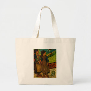 Bolso De Tela Gigante Chicas bretones de Paul Gauguin (1889)