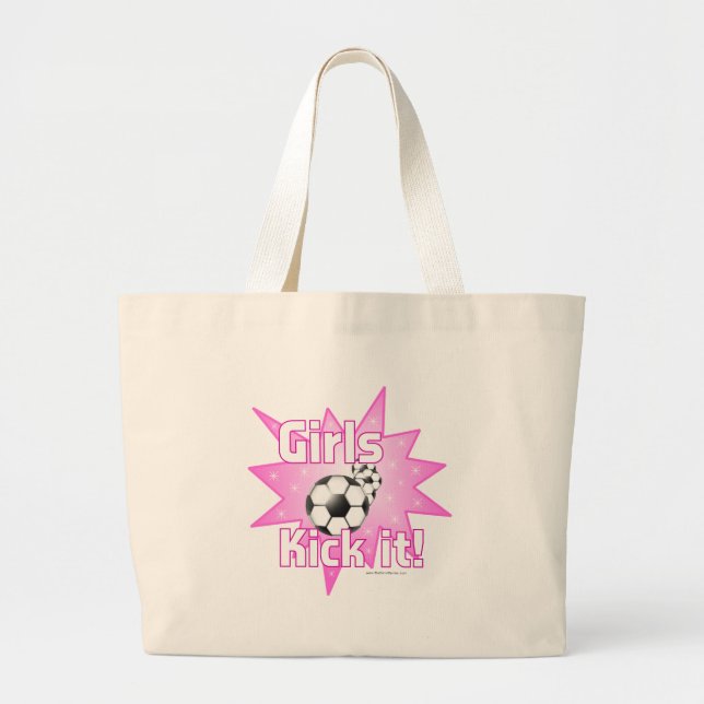 Bolso De Tela Gigante Chicas lo patean (Frente)