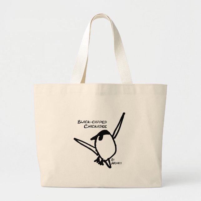 Bolso De Tela Gigante Chickadee by Henry (Frente)
