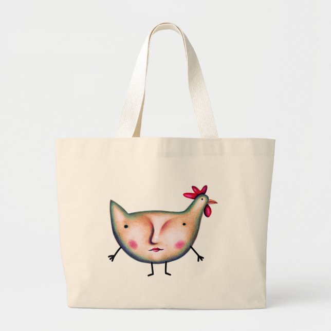 BOLSO DE TELA GIGANTE CHICKCHICK (Frente)