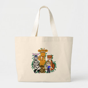 Bolso De Tela Gigante Chico de zoológico