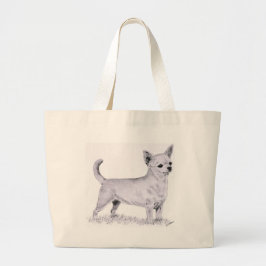 Bolso De Tela Gigante Chihuahua de Smoothcoat - colocándose