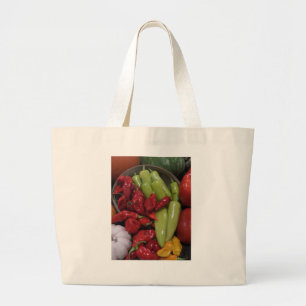 Bolso De Tela Gigante Chili Peppers