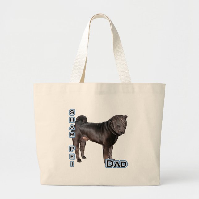 Bolso De Tela Gigante Chino Shar Pei Dad (Frente)