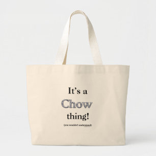 Bolso De Tela Gigante Chow Thing