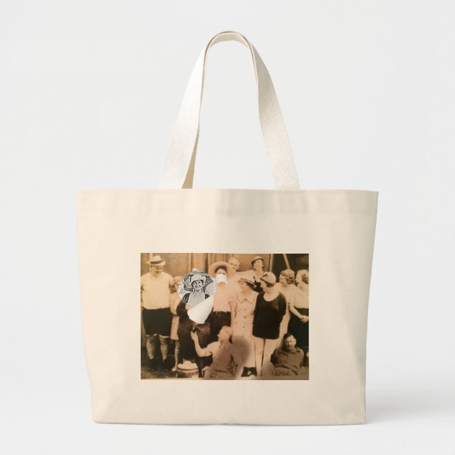 Bolso De Tela Gigante Chowdah Headz (Frente)