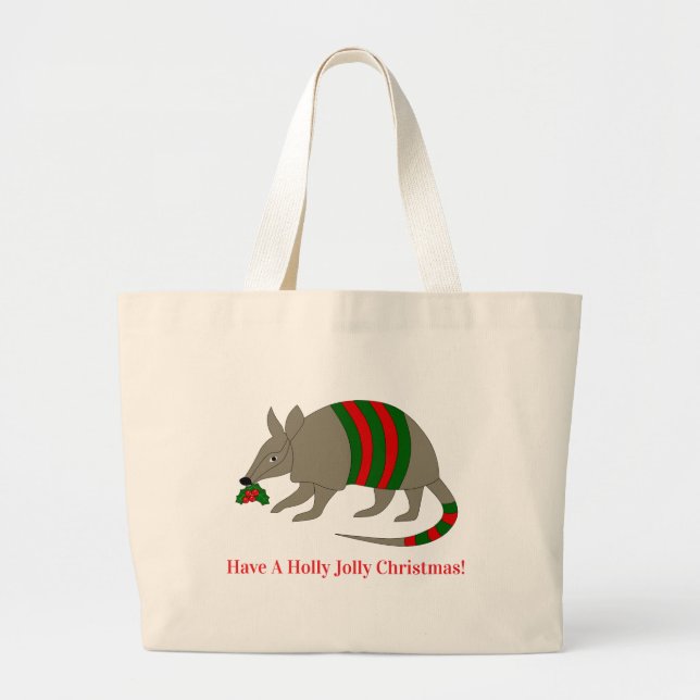 Bolso De Tela Gigante Christmas Armadillo Tote Bag (Frente)