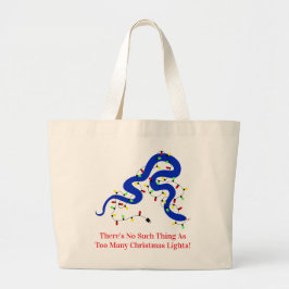 Bolso De Tela Gigante Christmas Snake Tote Bag