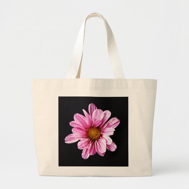 Bolso De Tela Gigante Chrysanthemum Flor jtcnm (Frente)
