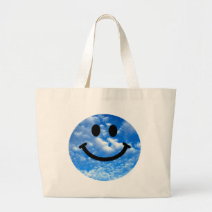 Bolso De Tela Gigante Cielo