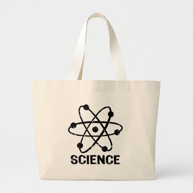 Bolso De Tela Gigante Ciencia (Frente)