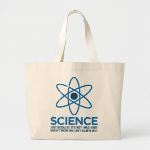 Bolso De Tela Gigante Ciencia - apenas porque su no imaginario…