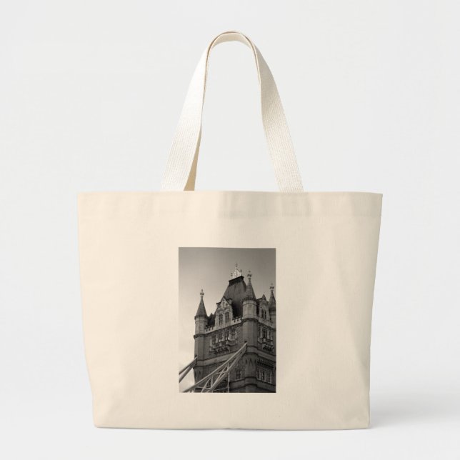 Bolso De Tela Gigante Cierre del London Tower Bridge (Frente)