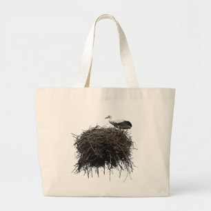Bolso De Tela Gigante cigüeña