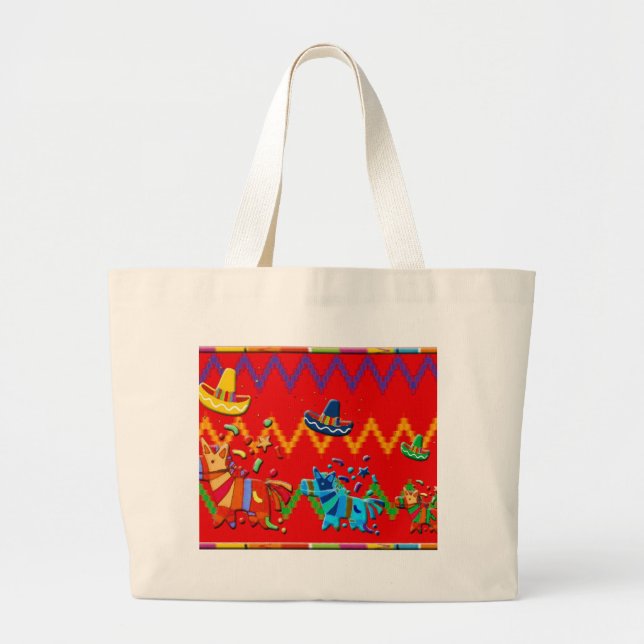 Bolso De Tela Gigante Cinco De Mayo (Frente)