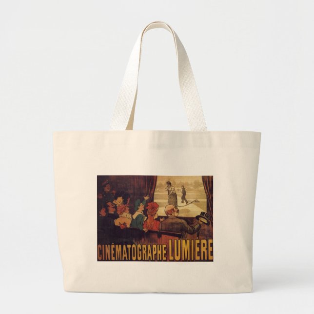 Bolso De Tela Gigante Cinématographe Lumière Tote Bag (Frente)