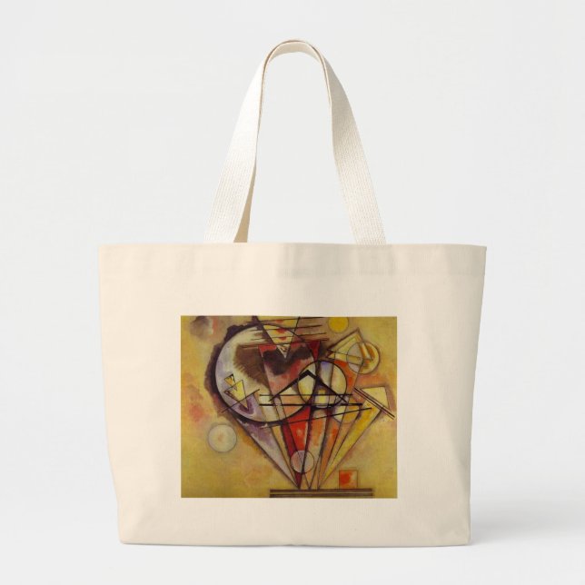 Bolso De Tela Gigante Círculos abstractos de Kandinsky (Frente)