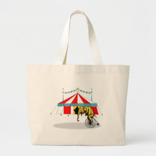 Bolso De Tela Gigante Circus Memorabilia en memoria de los elefantes del
