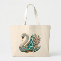 Cisne de Diamante Deslumbrante con Cristal de Oro 