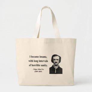Bolso De Tela Gigante Cita 2b de Edgar Allen Poe