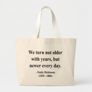 Bolso De Tela Gigante Cita 4a de Emily Dickinson