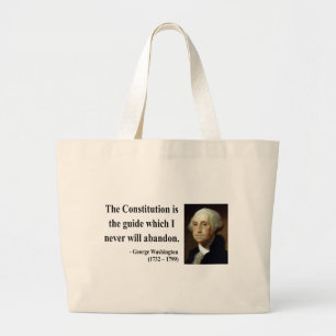 Bolso De Tela Gigante Cita 4b de George Washington