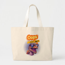 Bolso De Tela Gigante cita de dinosaurios