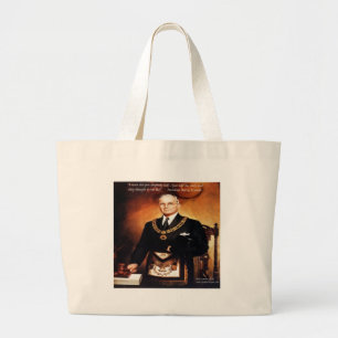 Bolso De Tela Gigante Cita de Harry Truman "No les dio Infierno"