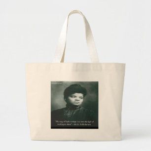 Bolso De Tela Gigante Cita de Ida B Wells y la Verdad