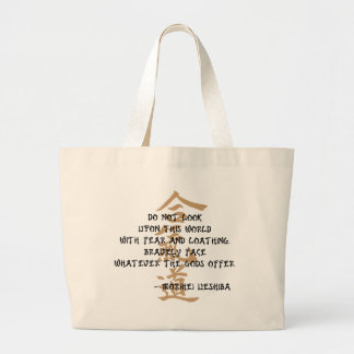Bolso De Tela Gigante Cita del Aikido