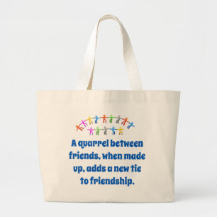 Bolso De Tela Gigante Cita entre amigos - Cita de amistad