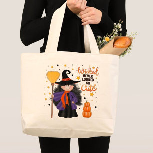 Bolso De Tela Gigante Cita malvada de Halloween malvada