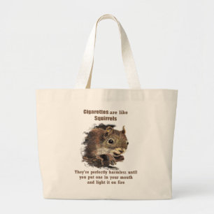 Bolso De Tela Gigante Cita motivacional para dejar de fumar graciosa Sui