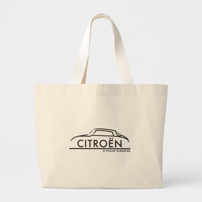 Bolso De Tela Gigante Citroen DS 21 (Frente)
