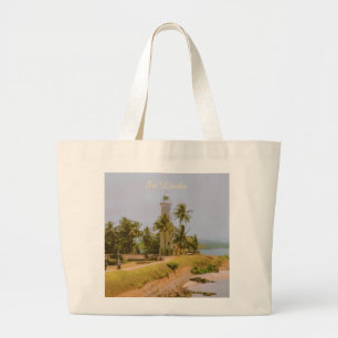 Bolso De Tela Gigante Ciudad costera de Galle, Sri Lanka Recuerdo de via