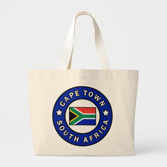 Bolso De Tela Gigante Ciudad del Cabo Sudáfrica (Frente)
