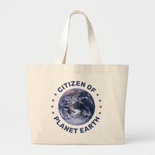 Bolso De Tela Gigante Ciudadano del Tote Planeta Tierra