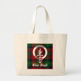 Bolso De Tela Gigante Clan Boyd Escudo Tartan