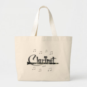 Bolso De Tela Gigante Clarinet del amor del Clarinet I