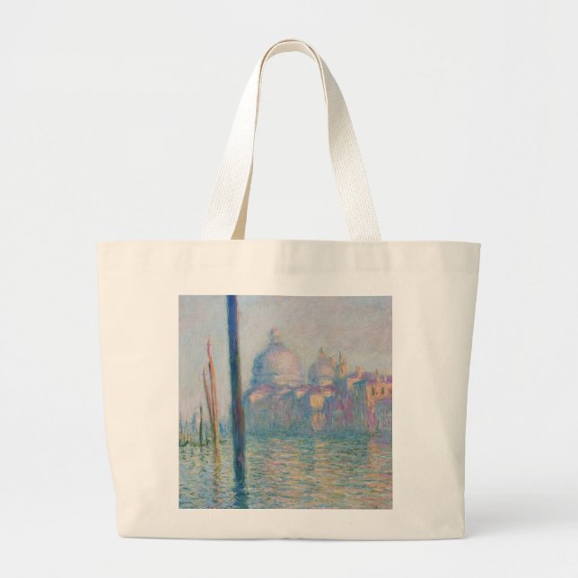 Bolso De Tela Gigante Claude Monet Gran Canal Venecia Italia Viaje (Frente)