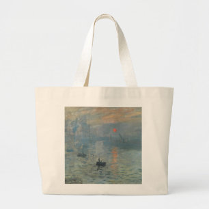 Bolso De Tela Gigante Claude Monet Impression Sunrise Soleil Levant