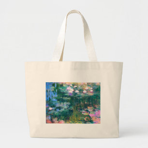 Bolso De Tela Gigante Claude Monet Water Lilies 1917