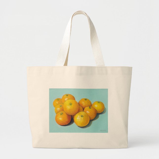 Bolso De Tela Gigante Clementines Still-life (Frente)